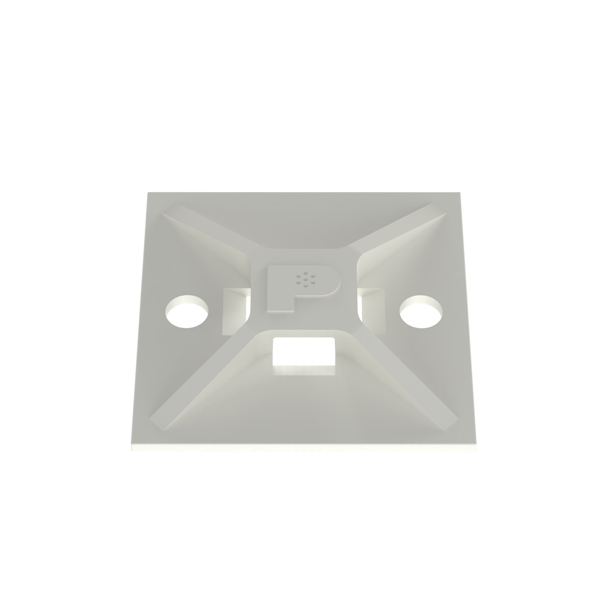 Cable Tie Mount, #6 Screw (M3), 1.12INx1.