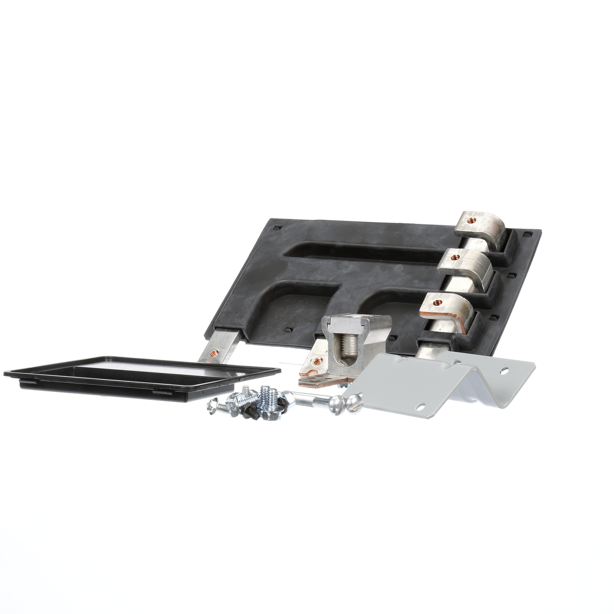 Main or subfeed breaker mounting kit for original P1 interiors. Suitable for circuit breaker type (QJ2 - QJH2 - QJ2H) in 3-Phase systems. Rated (225A max). Includes all mounting hardware. Does not include breaker. Not suitable for use withRevised P1 panels produced after December 2014.