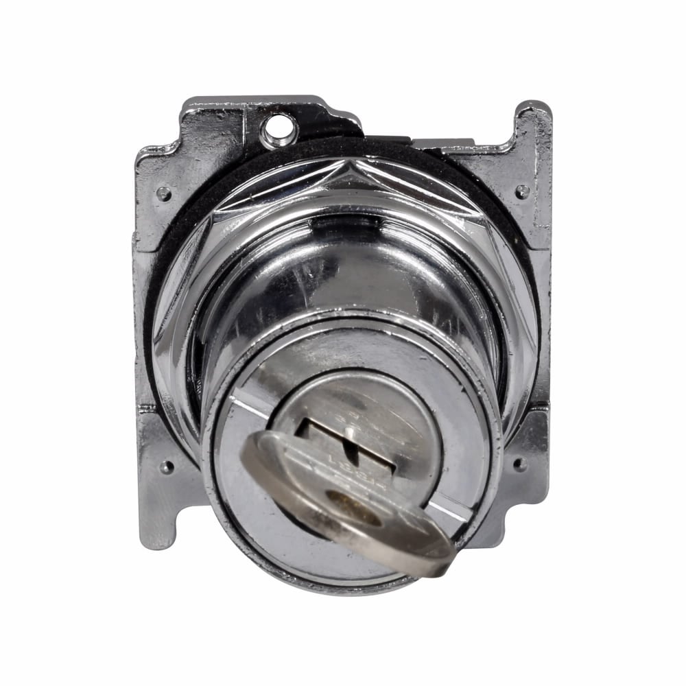 10250T, Selector switch, 30.5 mm, Heavy-Duty, Cam 1, 60? throw, NEMA 3, 3R, 4, 4X, 12, 13, Non-illuminated, Two-position, Key, Right only
