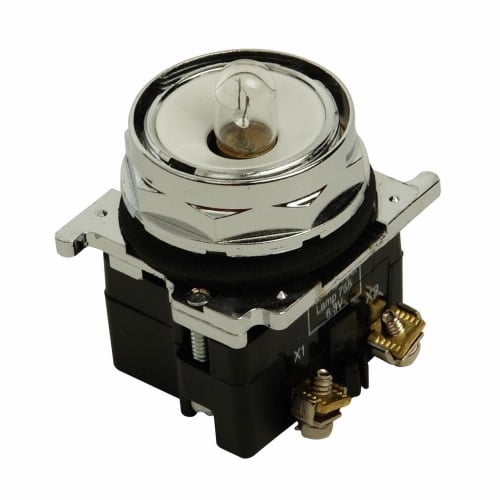 IND LGT 120V/XFR G PLST LENS