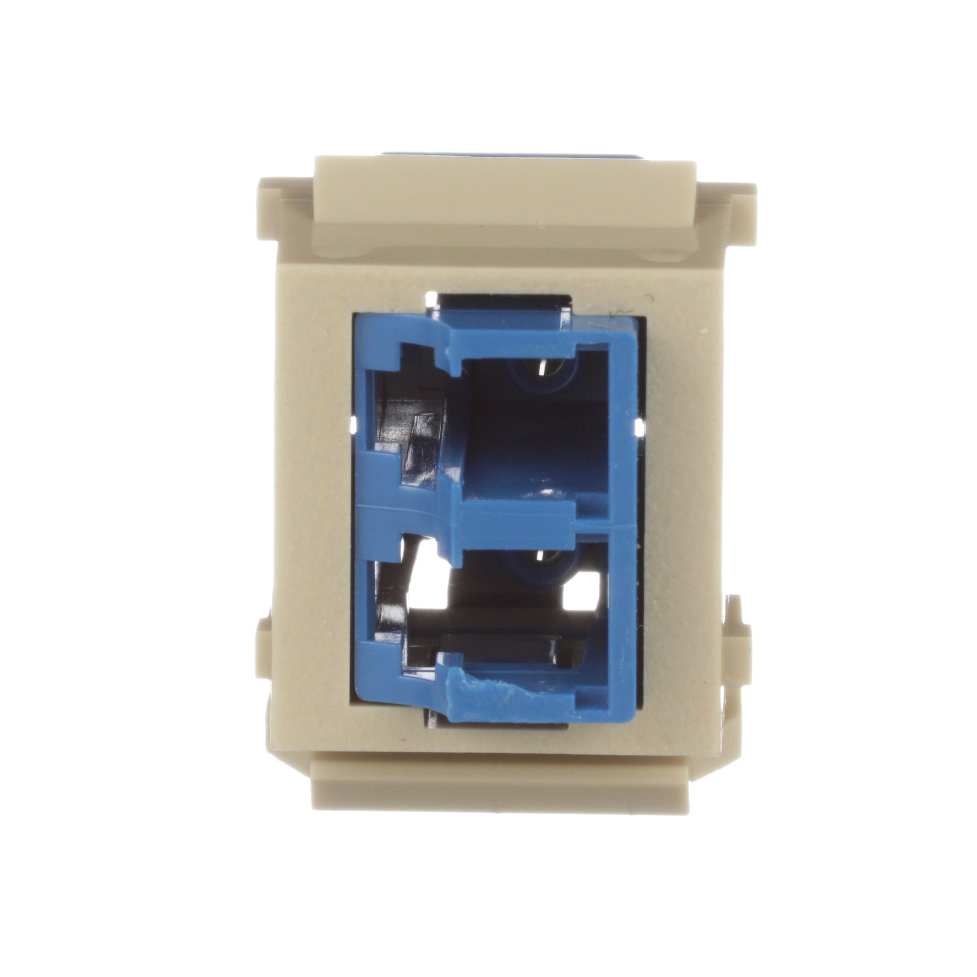 NK LC Duplex Adapter Module, EI, Ceramic