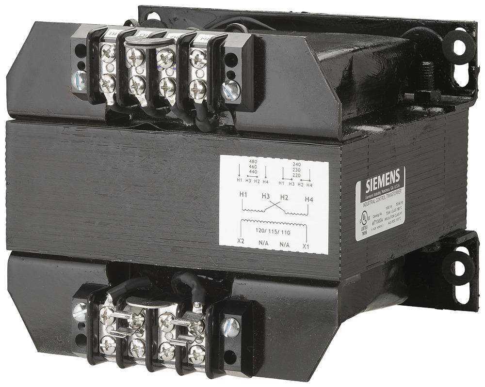 Control Power Transformer, 1000va, PRI 240x480 230x460 220 440v, SEC 120/115/110v, Domestic