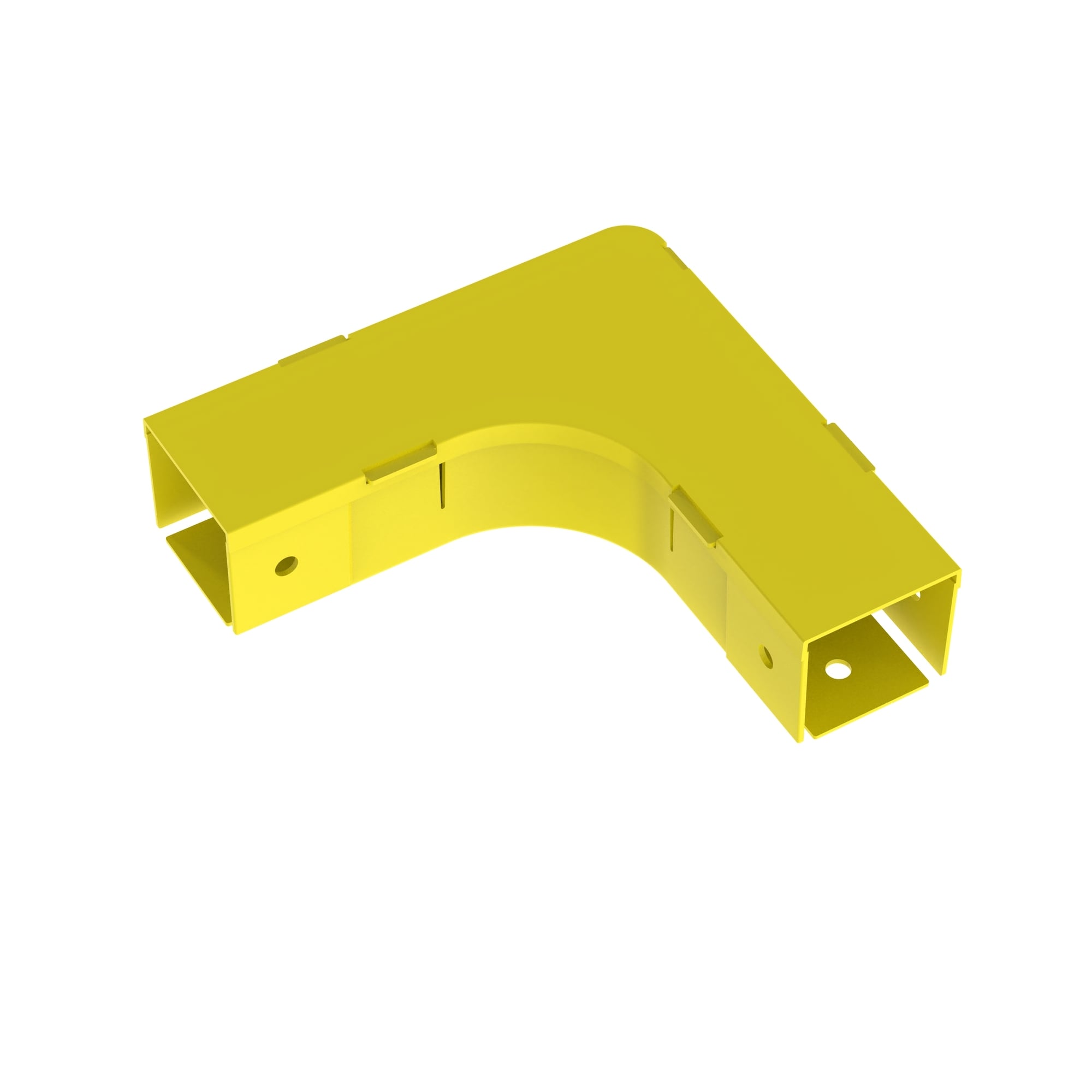 FiberRunner Fitting and Cover, 2x2, Yel
