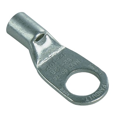 Tubular Ring Terminal, non-insulated, 4/