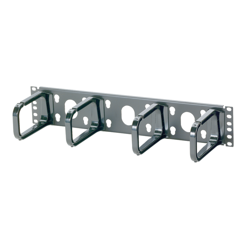 Horizontal Panel D-Rings Front Only 2 RU