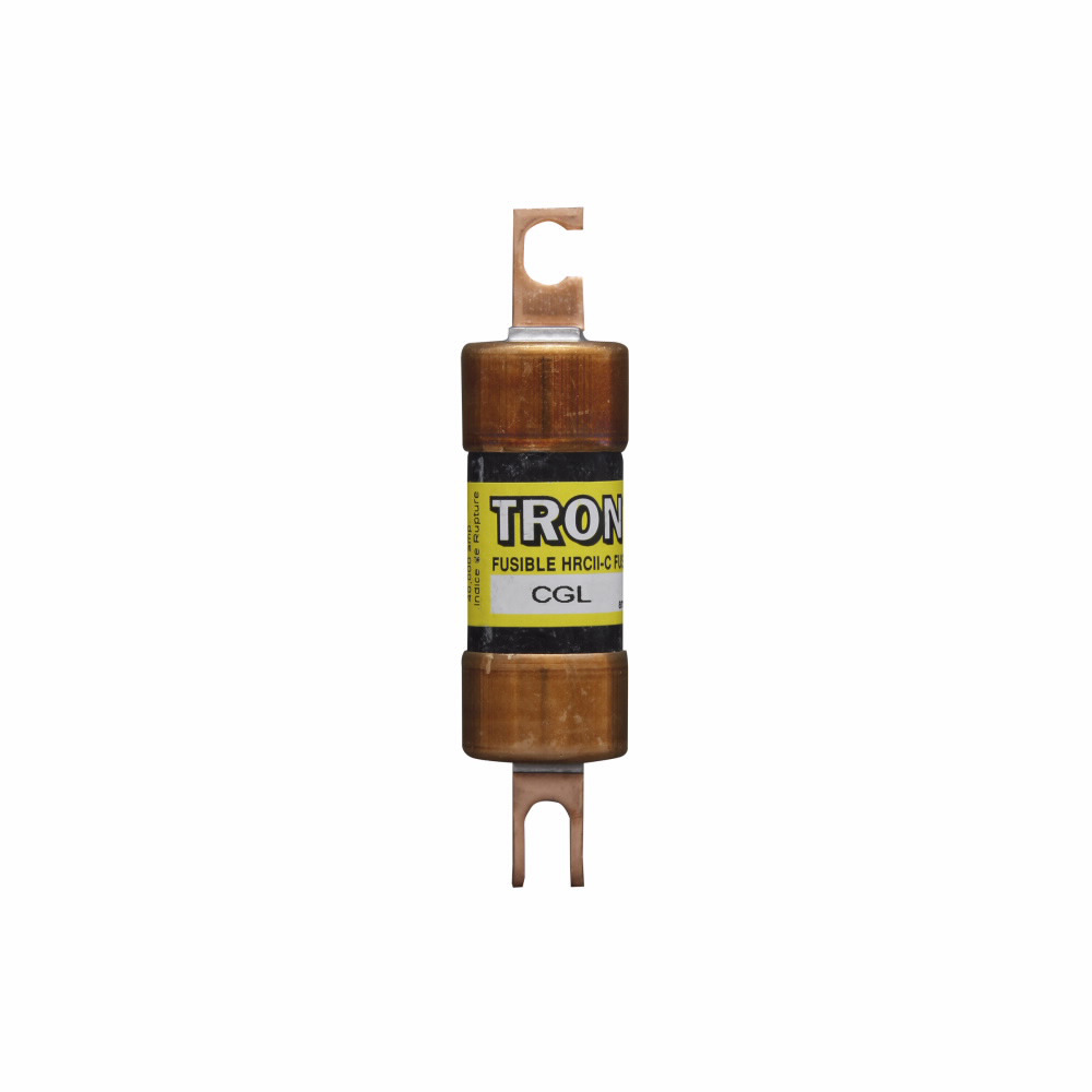 Eaton Bussmann series Tron CGL HRC form II Class C fuse, 600 Vac, 250 Vdc, 30A, 200 kAIC at 600 Vac, 40 kAIC 250 Vdc, Non Indicating, Current-limiting, HRC Form II, Blade end X blade end, Class C