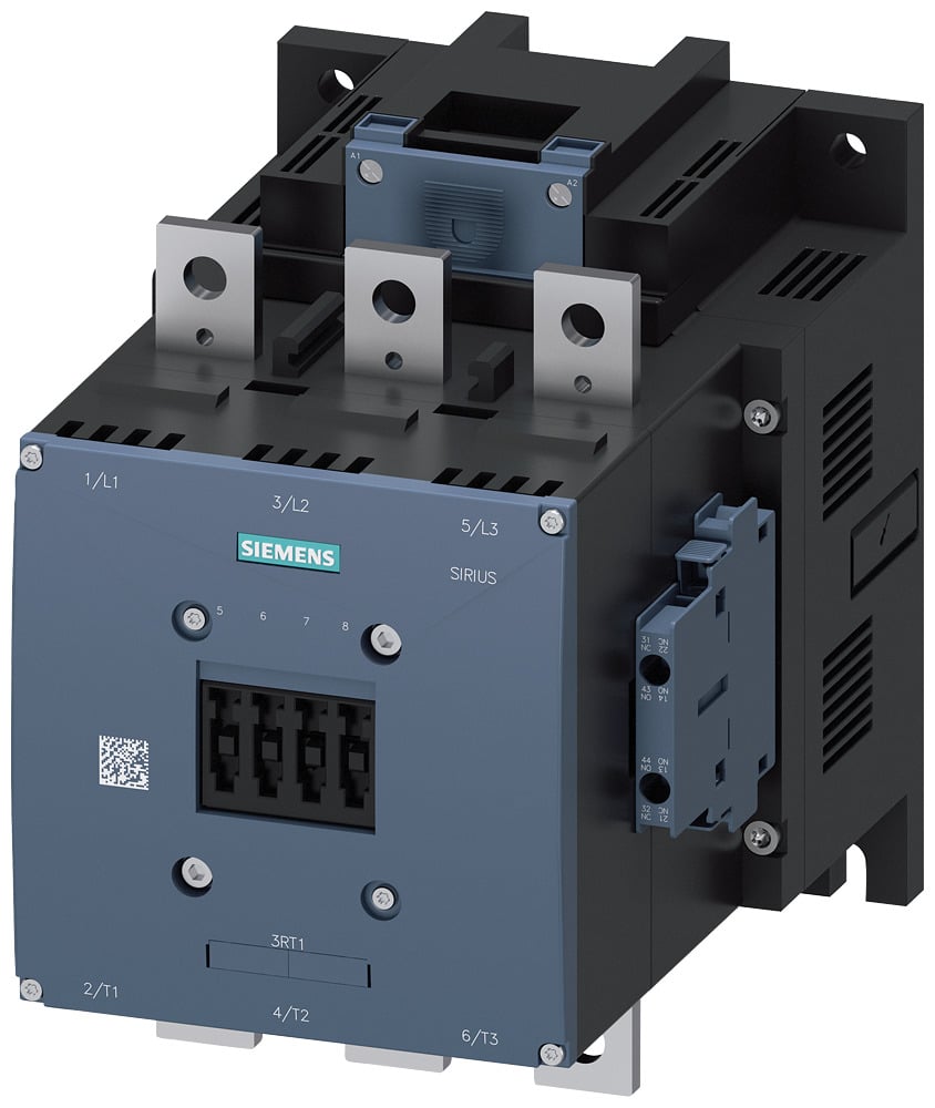 Drive conventional rail connections 3-pole, size s12 auxiliary contacts 2NO+2NCAC/DC operation 440-480v uc contactor, 200KW/400v/AC-3