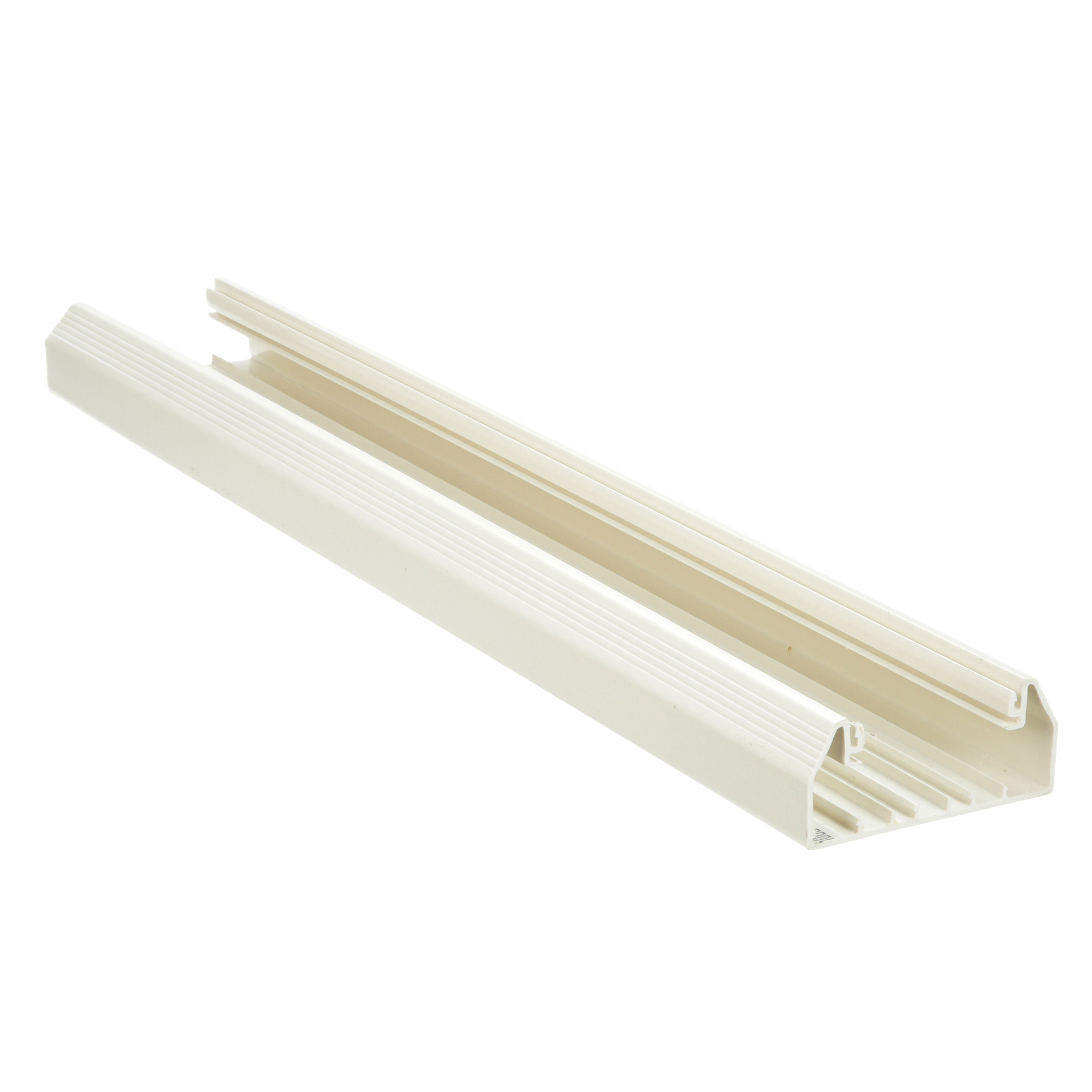 T70BIW10 Pan-Way T-70 Channel Power Rated Non-Metallic Raceway Base, 10 ft L x 4.07 in W x 1.77 in H, PVC, Off-White