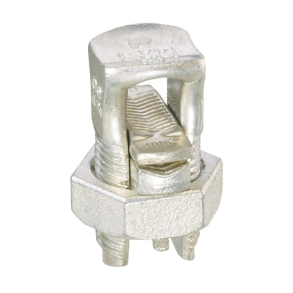 Split Bolt, Copper, Tin Plated, #1 STR -