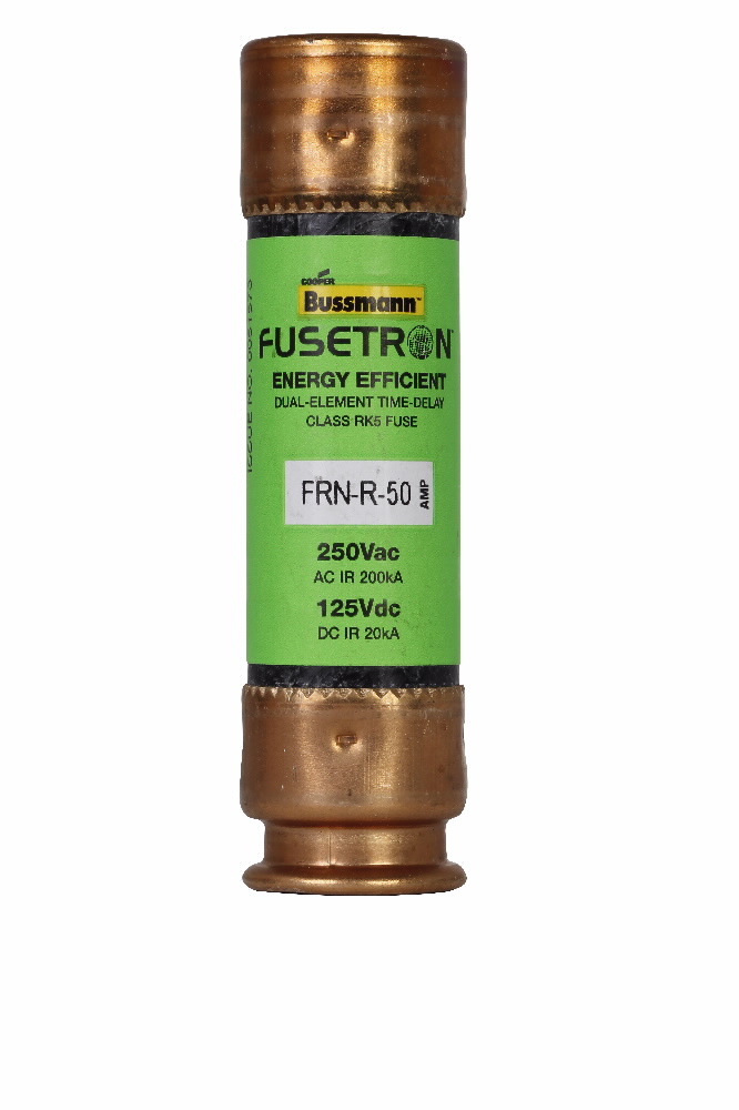 Eaton Bussmann series FRNR fuse, 50 A, Dual, Class RK5, Nonindi