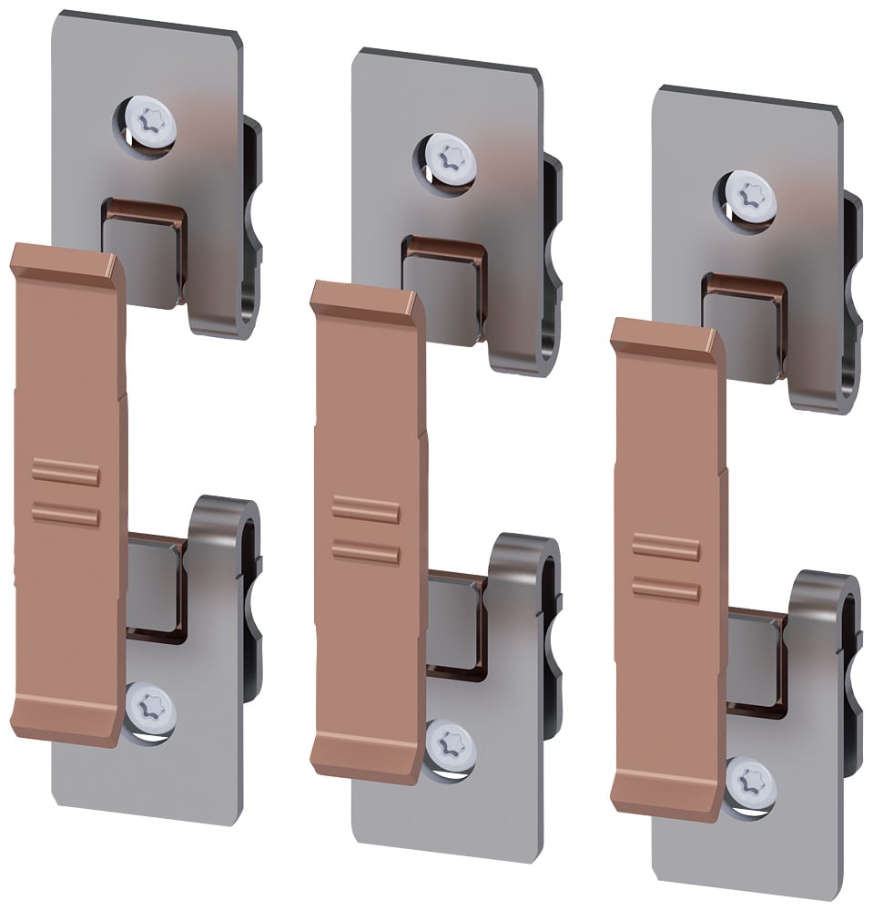 With mounting acc. 6 fixed contacts consists of 3 movable and f. contactor 3RT1055, 75KW/AC-3 spare contacts f. mod.s6