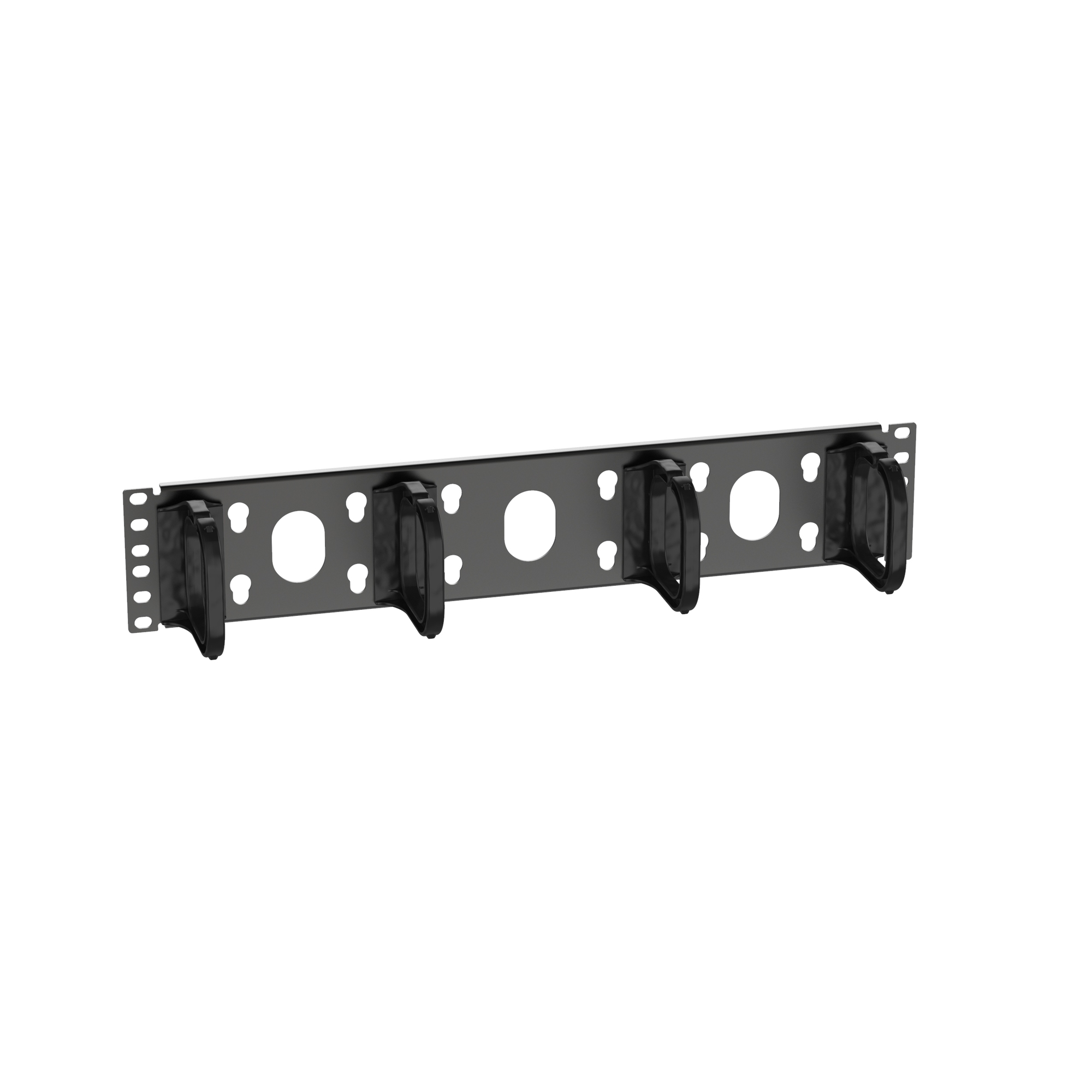 Horizontal Panel D-Rings Front Only 2 RU