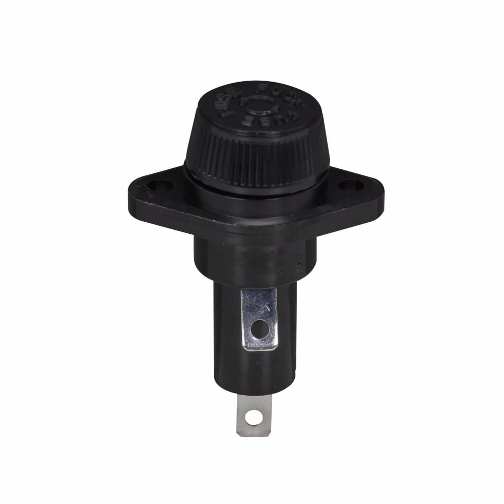 Eaton Bussmann series HPS fuse holder, Fuse holder, Bulk pack, 15 A, 1/4 inch quick connect terminal, Panel, 600 V