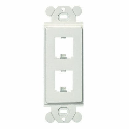 GFCI Frame, 2 Port, White               