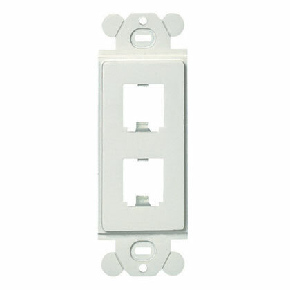 GFCI Frame, 2 Port, Black               