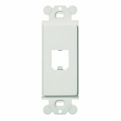 GFCI Frame, 1 Port, White               