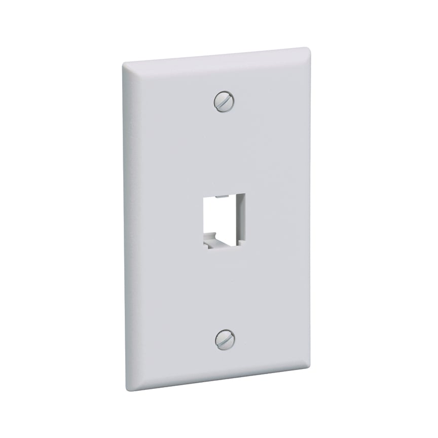 Faceplate, 1 Port, Classic, Electric Ivo