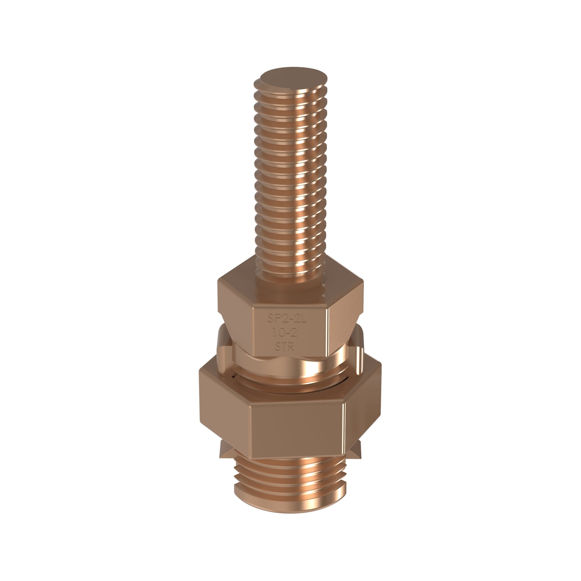 Bronze Service Post Connector, #10 SOL-#