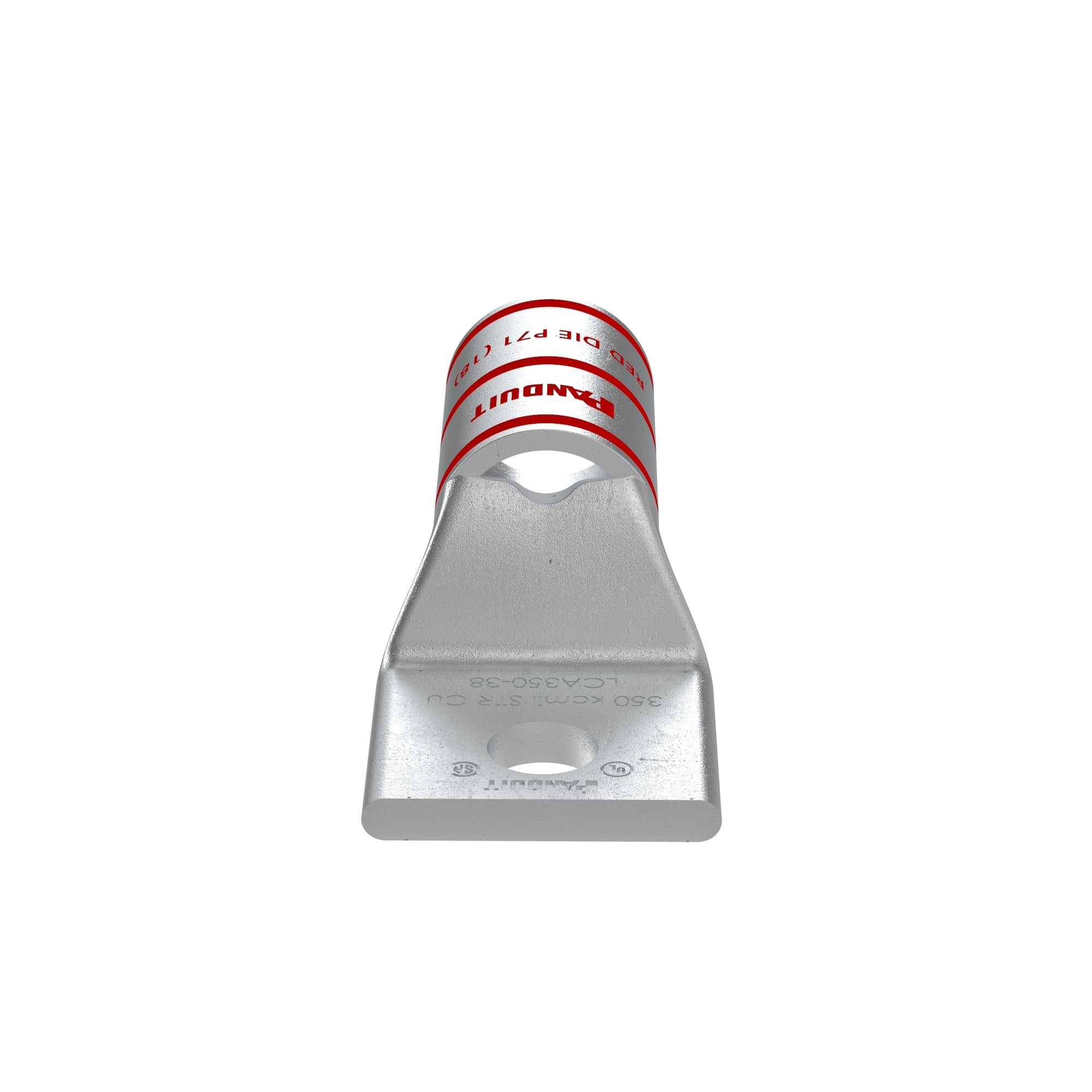 Copper Compression Lug, 1 Hole, 350 kcmi