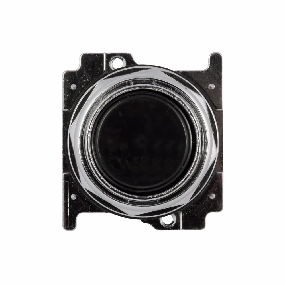 Eaton, 30.5 mm, Heavy-Duty Watertight/Oiltight Pushbutton,Class I Division 2,Black,Plastic ,Chrome bezel,1NO - 1NC,Non-Illuminated,Flush mounting,Momentary,30.5 mm,Flush Pushbutton,10250T Series