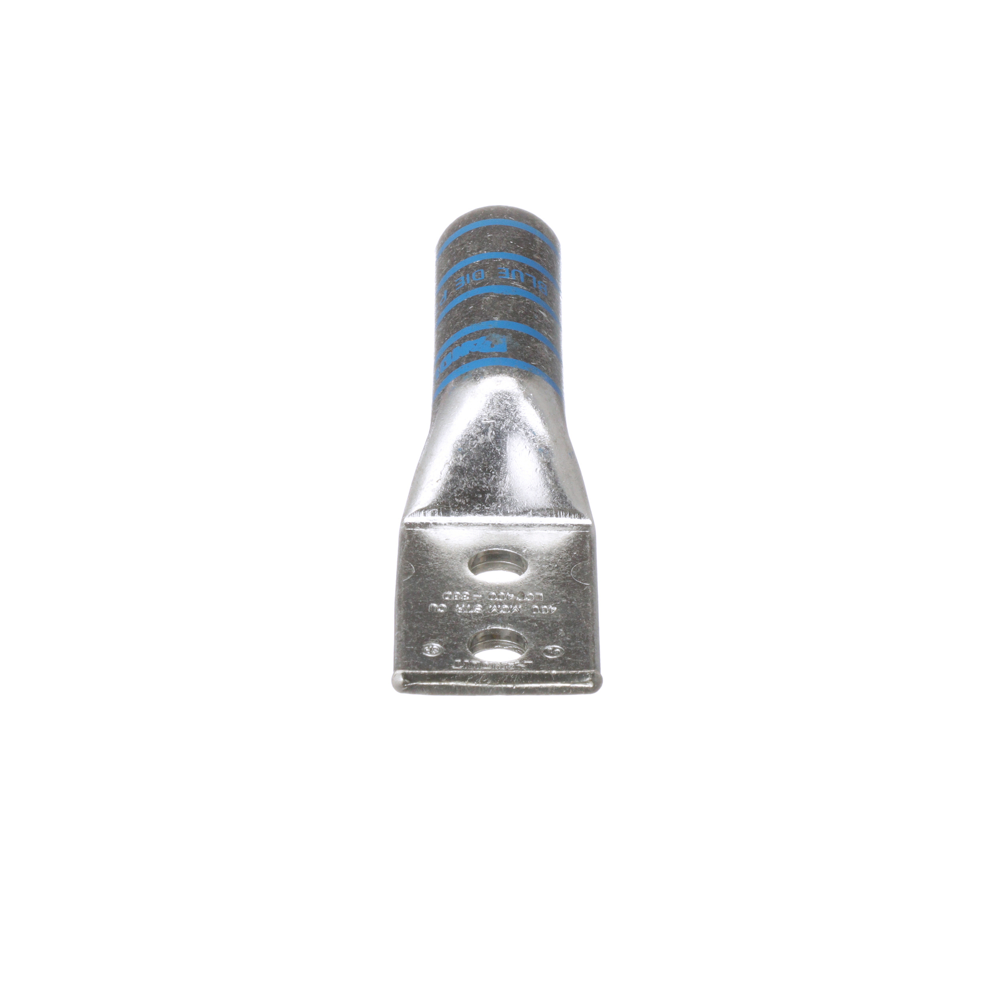 Copper Compression Lug, 2 Hole, 400 kcmi