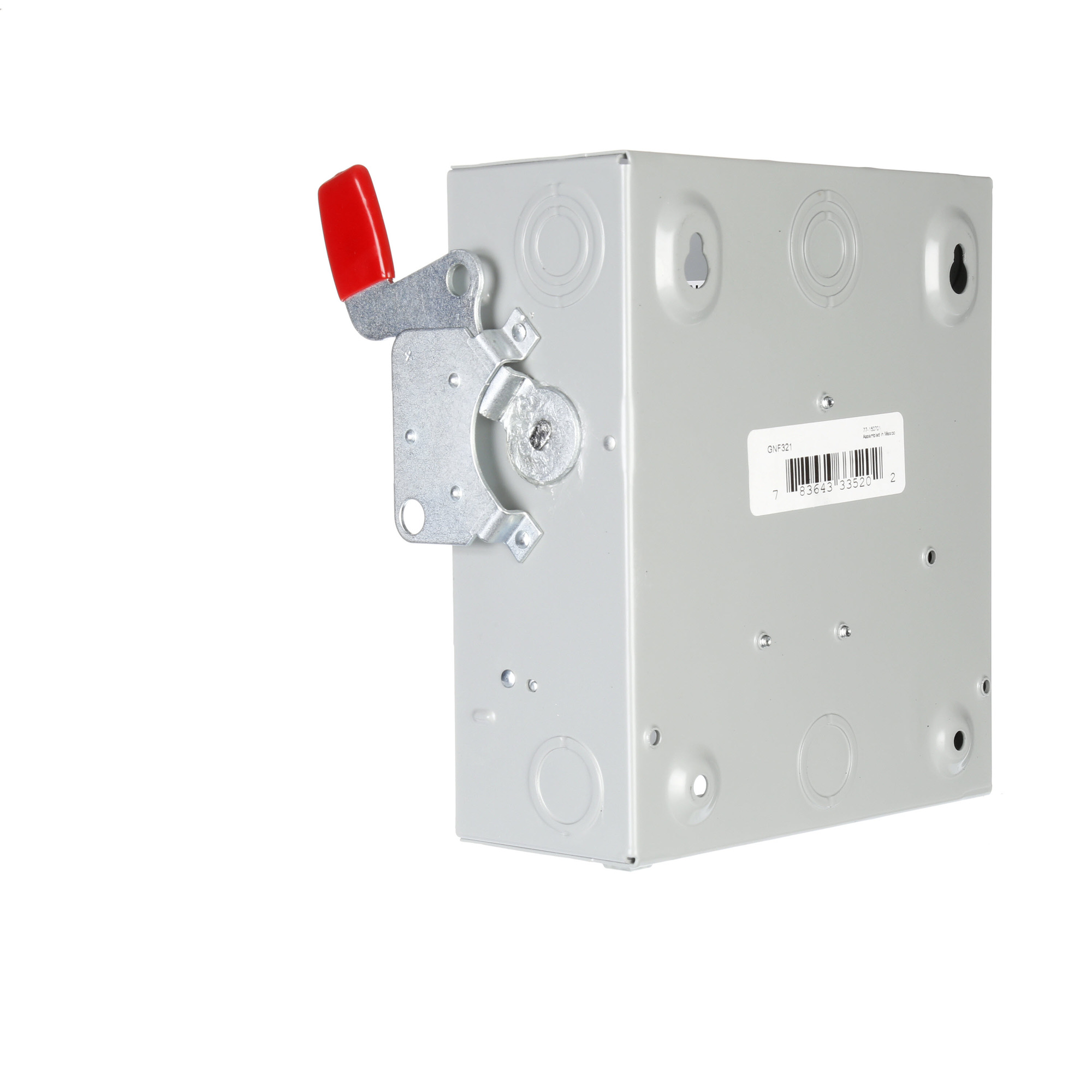  Low Voltage Circuit Protection General Duty Safety Switch. 2-Pole or 3-Pole Non-Fused in a type 1 enclosure (indoor). Rated 240VAC (30A). Horse power 1-PH 2-W (3), 3-PH 3-W (7-1/2), 250VDC (5). Special features service entrance labeled suitable for 3-PH motor loads.