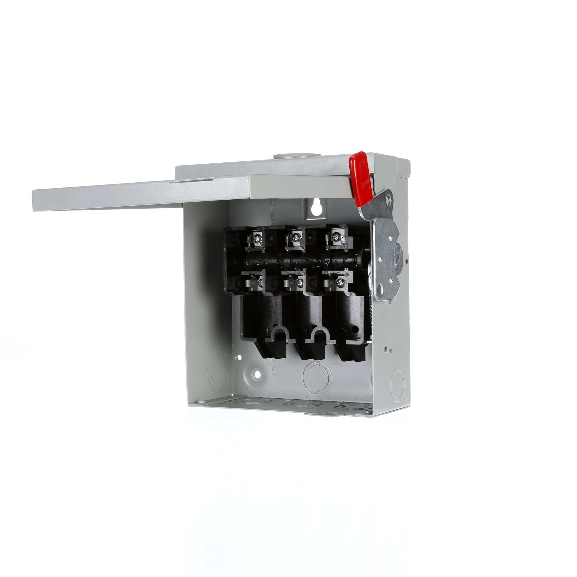  Low Voltage Circuit Protection General Duty Safety Switch. 2-Pole or 3-Pole Non-Fused in a type 3R enclosure (outdoor). Rated 240VAC (30A). Horse power1-PH 2-W (3), 3-PH 3-W (7-1/2), 250VDC (5). Special features service entrance labeled suitable for 3-PH motor loads.