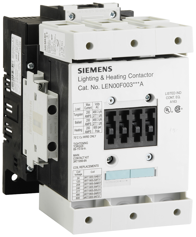 Electrically held lighting contactor, H2 0 N.C. / 3 N.O. Poles, 277VAC 60HZ coil, Non-combination type, (no disconnect device), Enclosure NEMA type (open), No enclosure