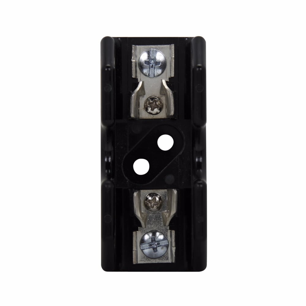 Eaton Bussmann series Class T modular fuse block, Modular fuse block, 0-30 A, Single-pole, Class T, 200 kA, Screw, 200 kAIC, Glass polyester, 600 Vac/dc, #18-10 AWG Cu