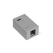 QuickPort Surface Mount Housing, 1-Port, Grey