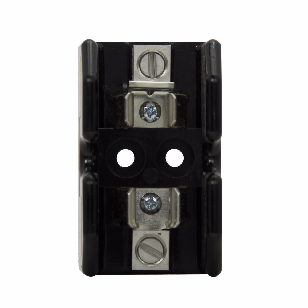 Eaton Bussmann series Class T modular fuse block, CR, 600 Vac/Vdc or Less Control Systems, 600 Vac/Vdc or Less Individual Control Circuits, 31-60 A, Single-pole, Class T, 200 kA, Box lug, 200 kAIC, Glass polyester, 600 Vac/dc, #2 AWG Cu/Al