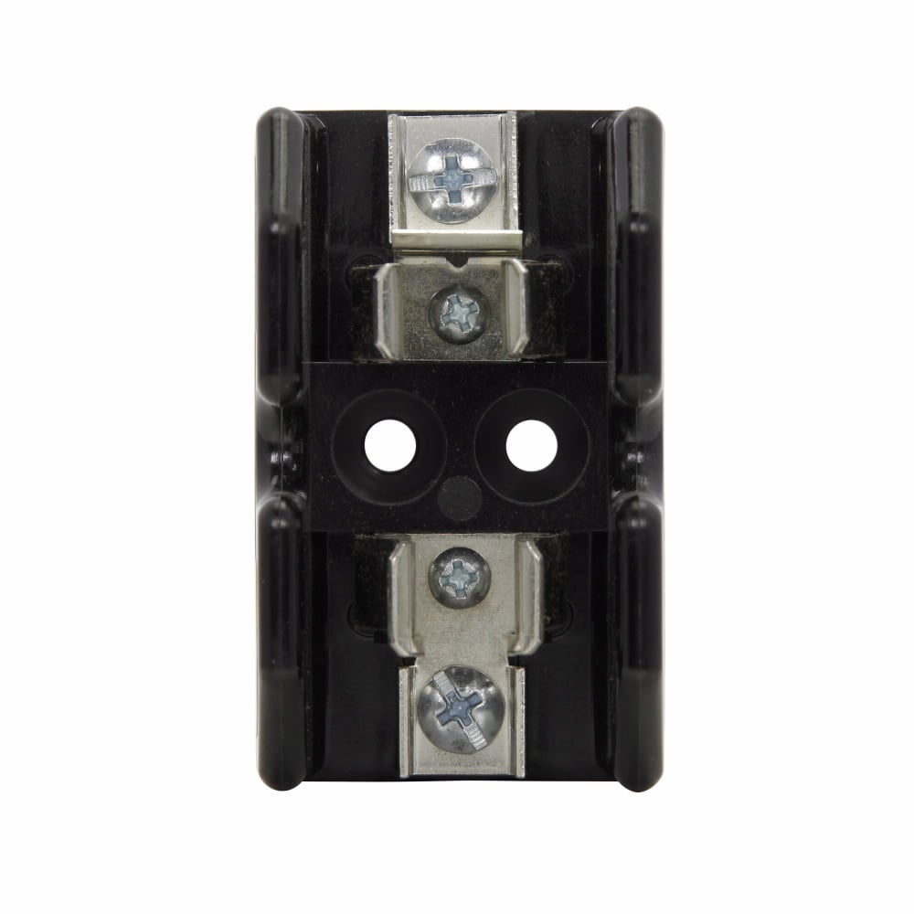 Eaton Bussmann series Class T modular fuse block, Modular fuse block, 31-60 A, Two-pole, Class T, 200 kA, Screw, 200 kAIC, Glass polyester, 600 Vac/dc, #18-10 AWG Cu