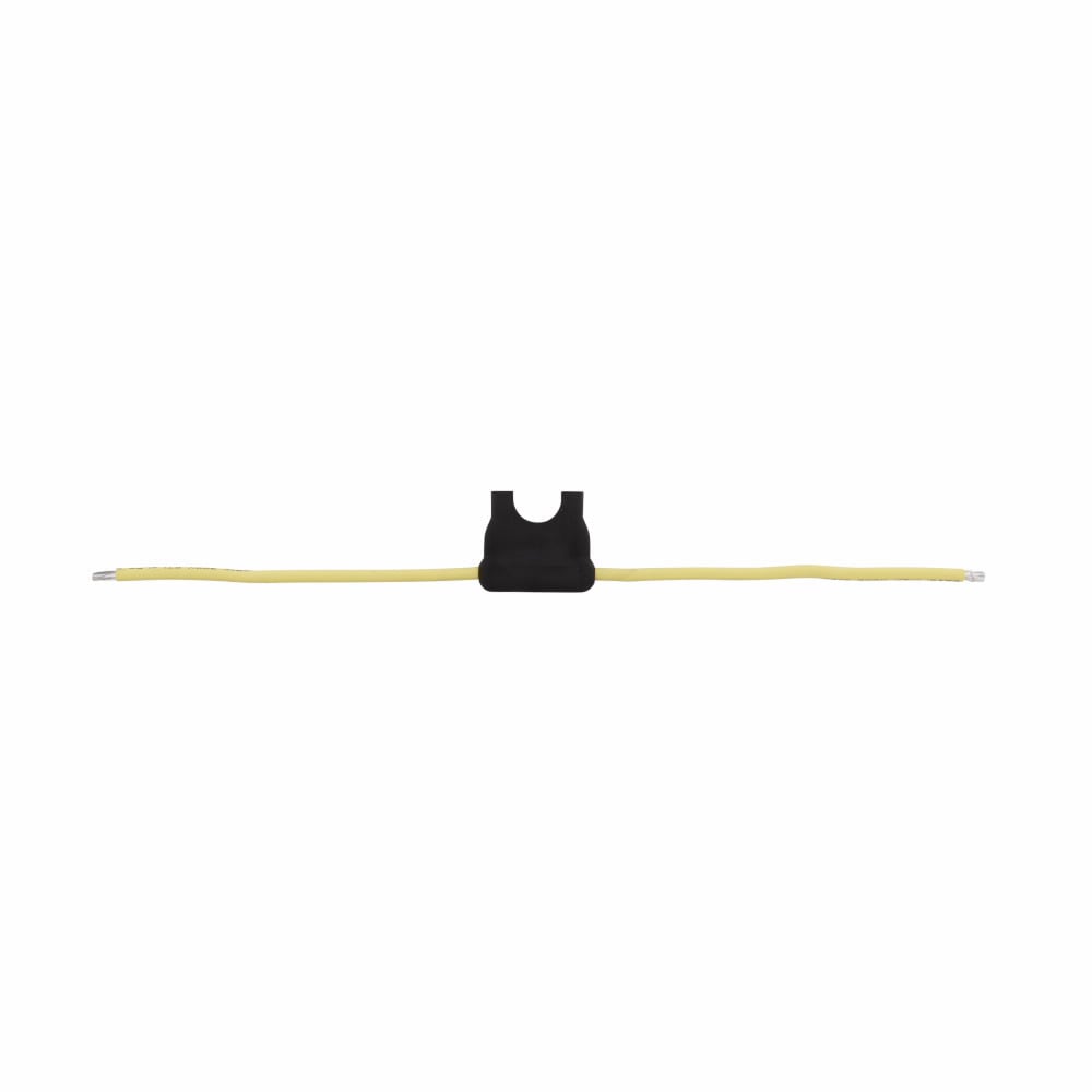 Eaton Bussmann series HHD fuse holder, 32 Vdc, 24A, Non Indicating, Fuse panel, 12 AWG yellow lead wire
