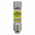 Eaton Bussmann series LP-CC fuse, Current-limiting time-delay fuse, Rejection style, 4.5 A, Dual, CC, Non-indicating, Ferrule end x ferrule end, 12 sec at 200%, 20 kAIC at 150 Vdc,200 kAIC at 600 V, Melamine tube, 10, 600 V, 150 Vdc