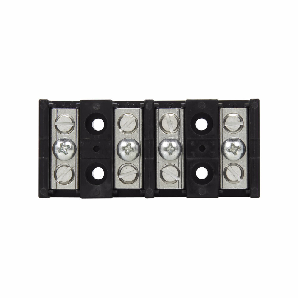 Eaton Bussmann series power terminal block, 600 Vac, 600 Vdc, 115A, Power terminal block, Four-pole, SCCR: 10 kA