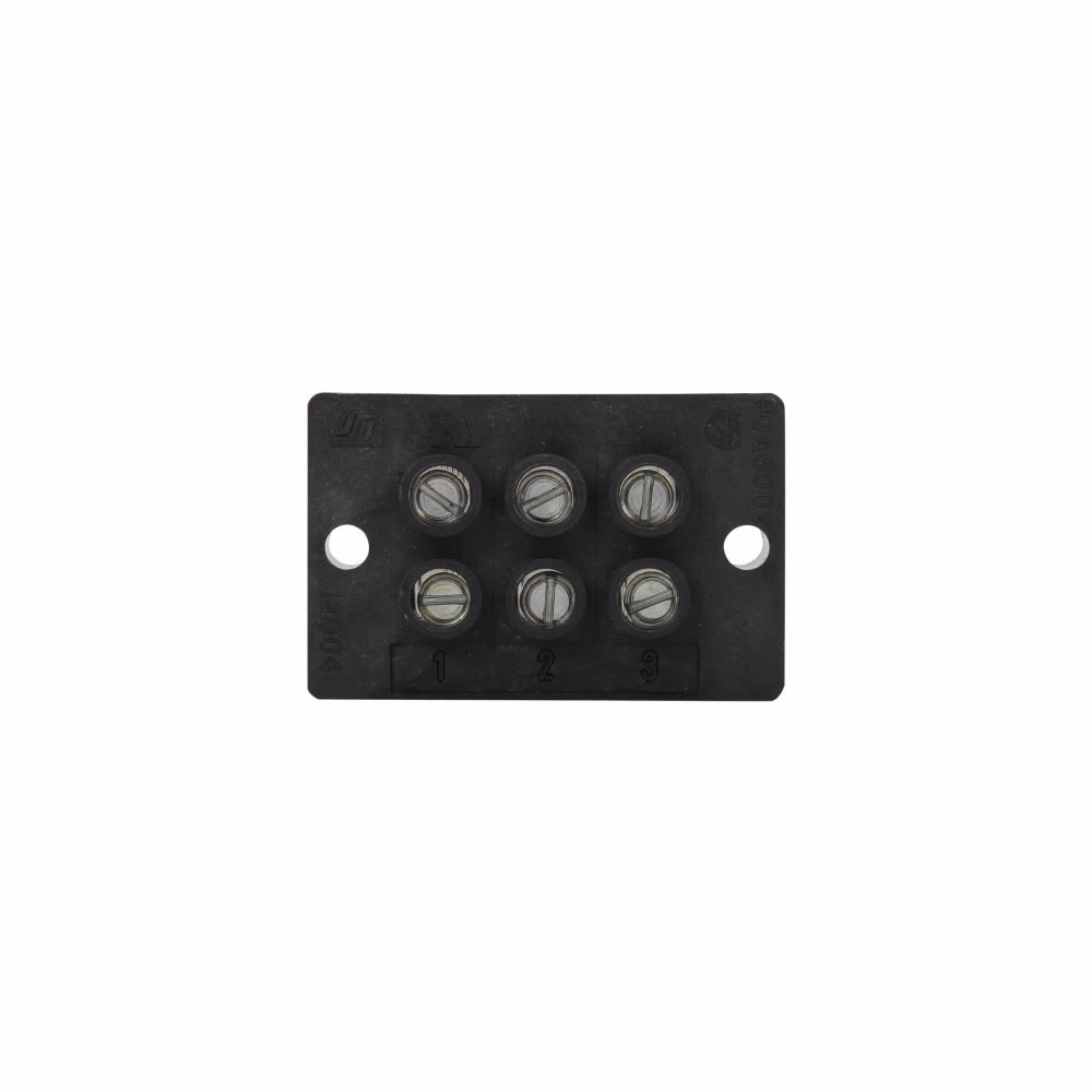 Eaton Bussmann series power terminal block, 600 Vac, 600 Vdc, 90A, Power terminal block, Five-pole, SCCR: 10 kA