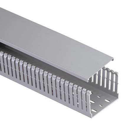 Slotted Metric Duct, PVC, 25mm x 25mm x 