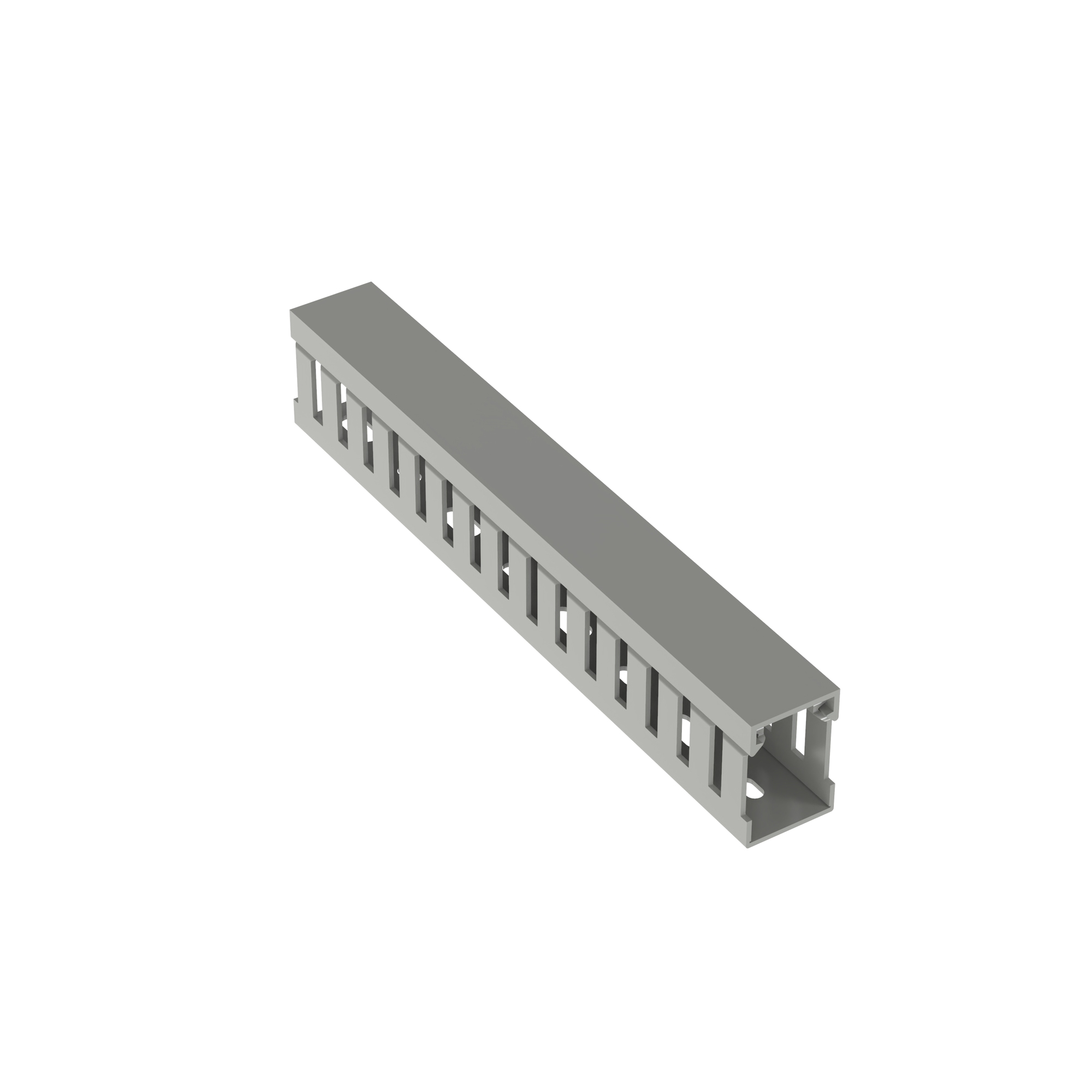 Slotted Metric Duct, PVC, 25mm x 37mm x 