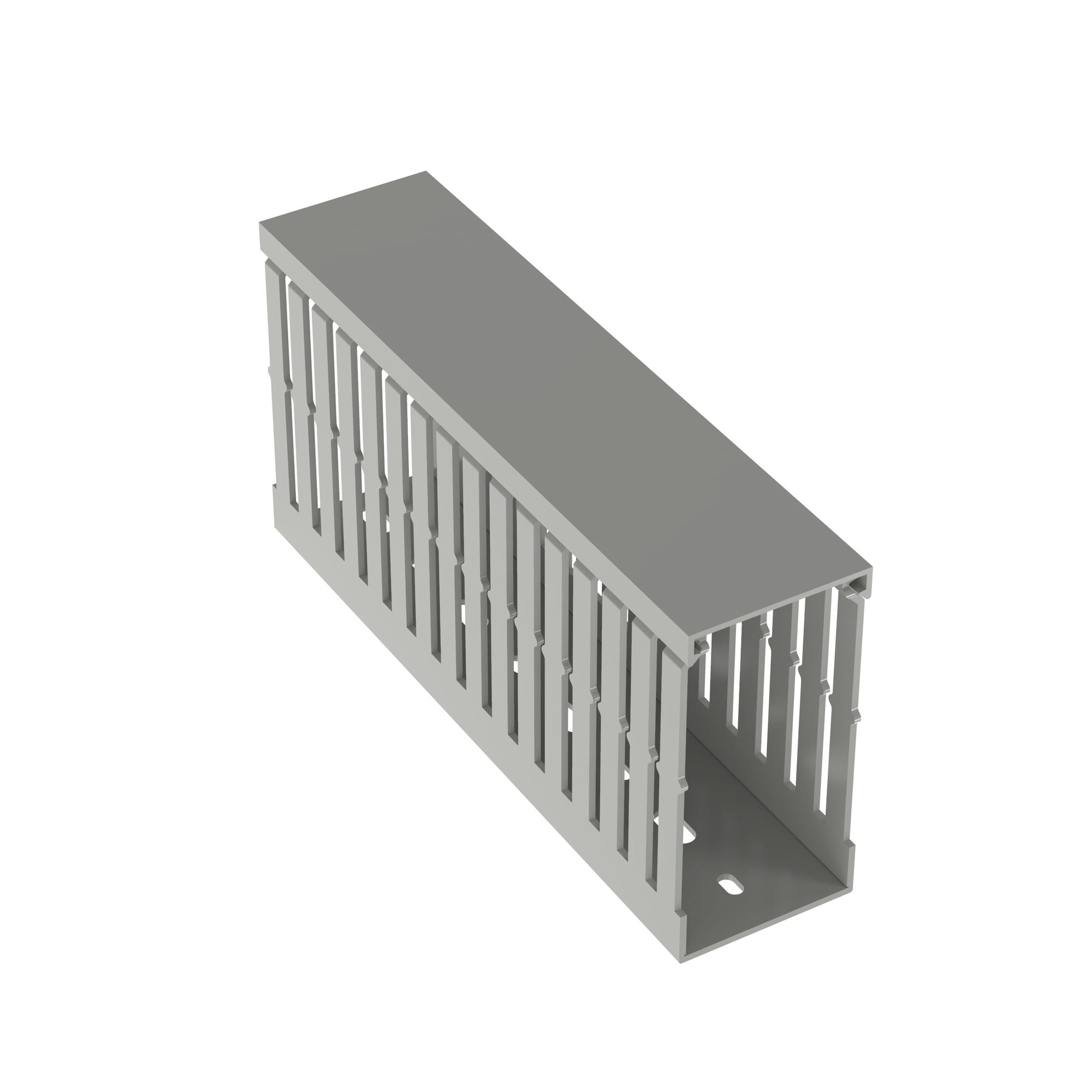 Slotted Metric Duct, PVC, 50mm x 100mm x