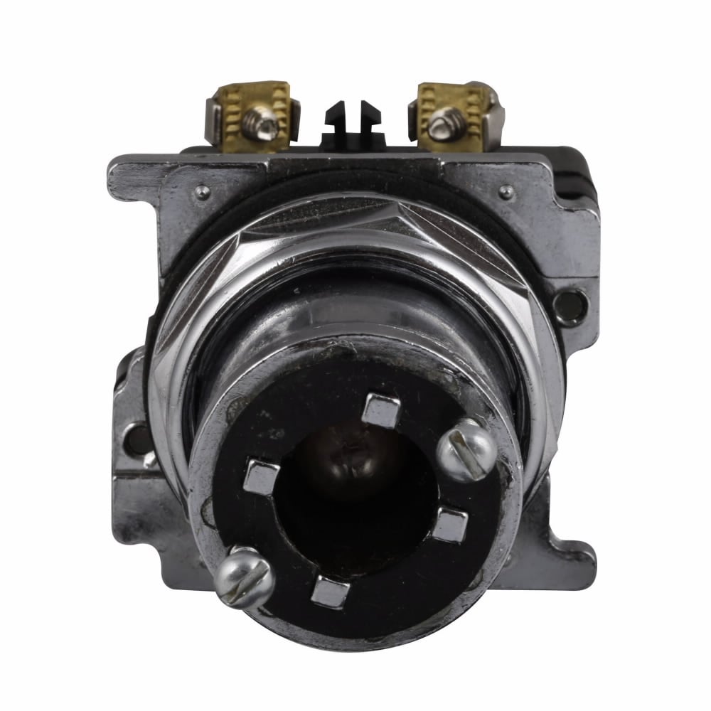 Eaton 10250T pushbutton, 10250T, 30.5 mm, Heavy Duty, 120 Vac with 6 Volt Lamp, Cam 2, 60? throw, NEMA 3, 3R, 4, 4X, 12, 13, Illuminated, Three position, Incandescent, Transformer light unit