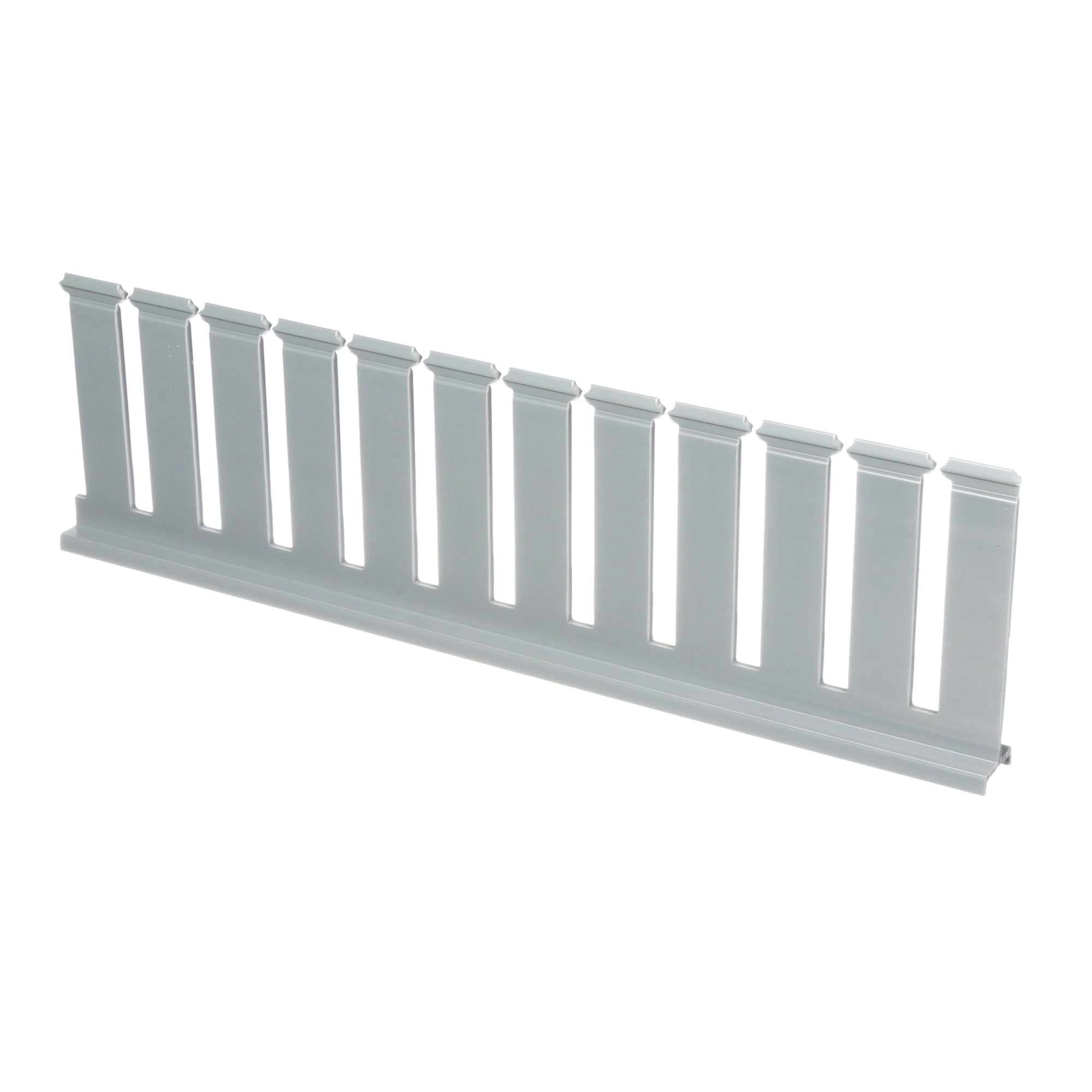 Slotted Duct Divider Wall, PVC, 4INH X 6FT
