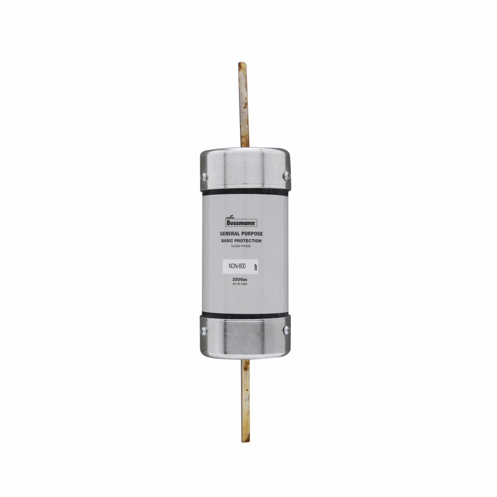 Eaton Bussmann series NON fuse, Supplemental one-time fuse, Non current limiting, Light duty circuit locations, 500 A, Class H, Non-indicating, 10 kAIC at 250 Vac, Standard, 1, 250 V