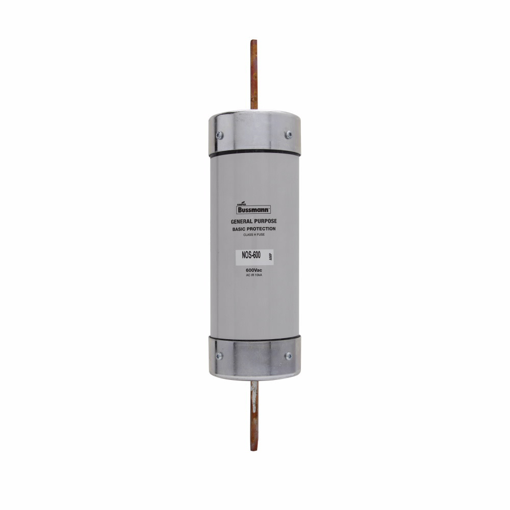 Eaton Bussmann series NOS fuse, Supplemental one-time fuse, Non current limiting, Light duty circuit locations, 450 A, Class K5,Class H, Non-indicating, 10 kAIC at 600 Vac, Standard, 1, 600 V