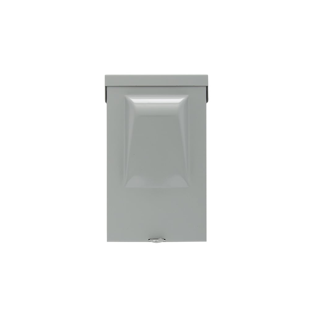 Eaton Air conditioning disconnect, Bussmann labeled metallic pull