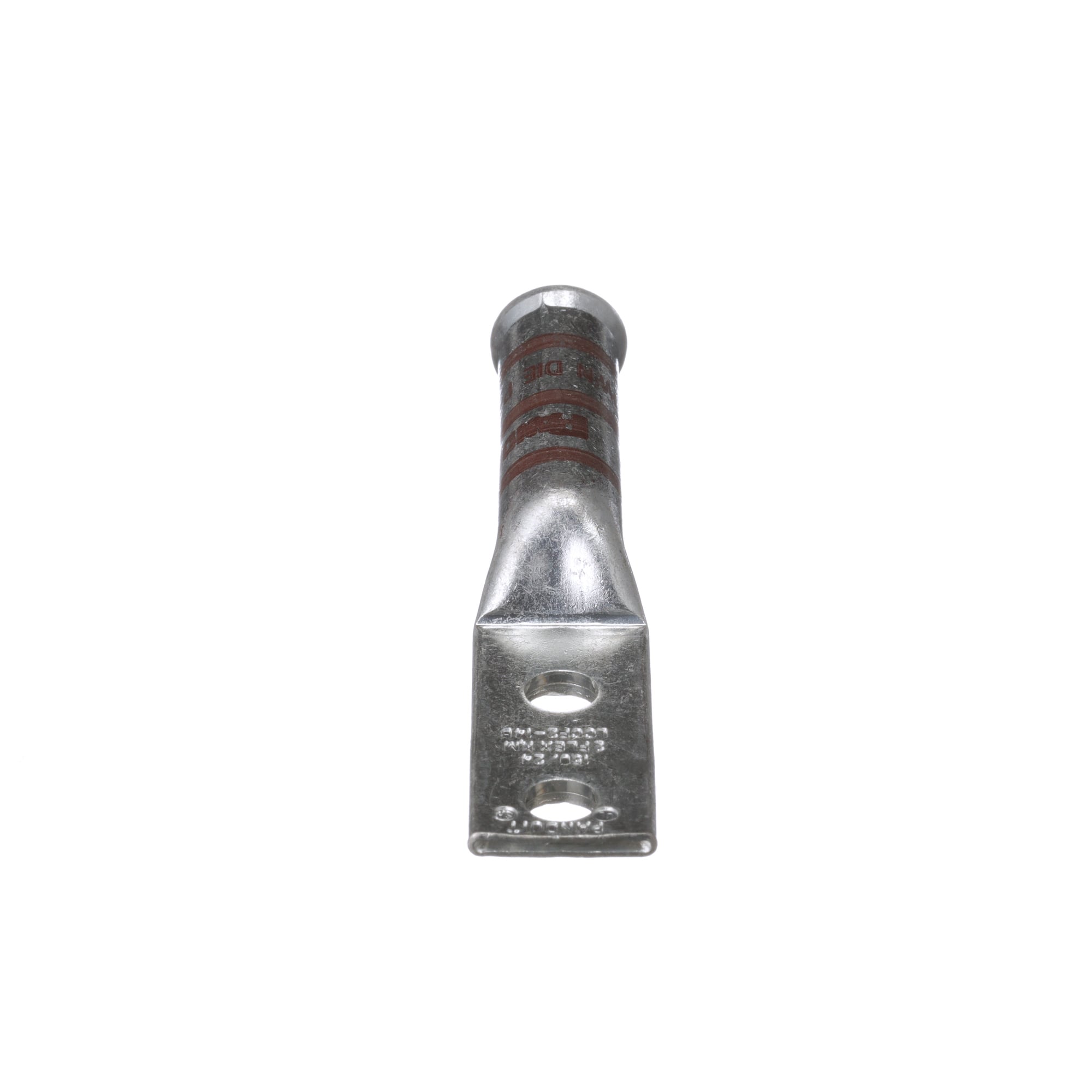 Copper Compression Lug, 2 Hole, #2 AWG, 