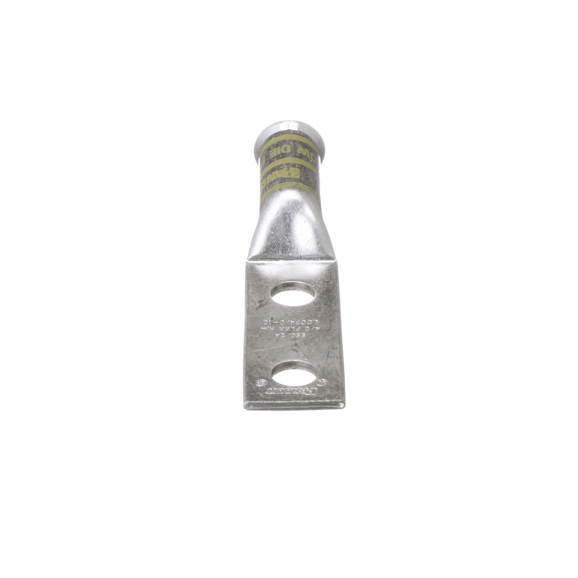 Copper Compression Lug, 2 Hole, 4/0 AWG,