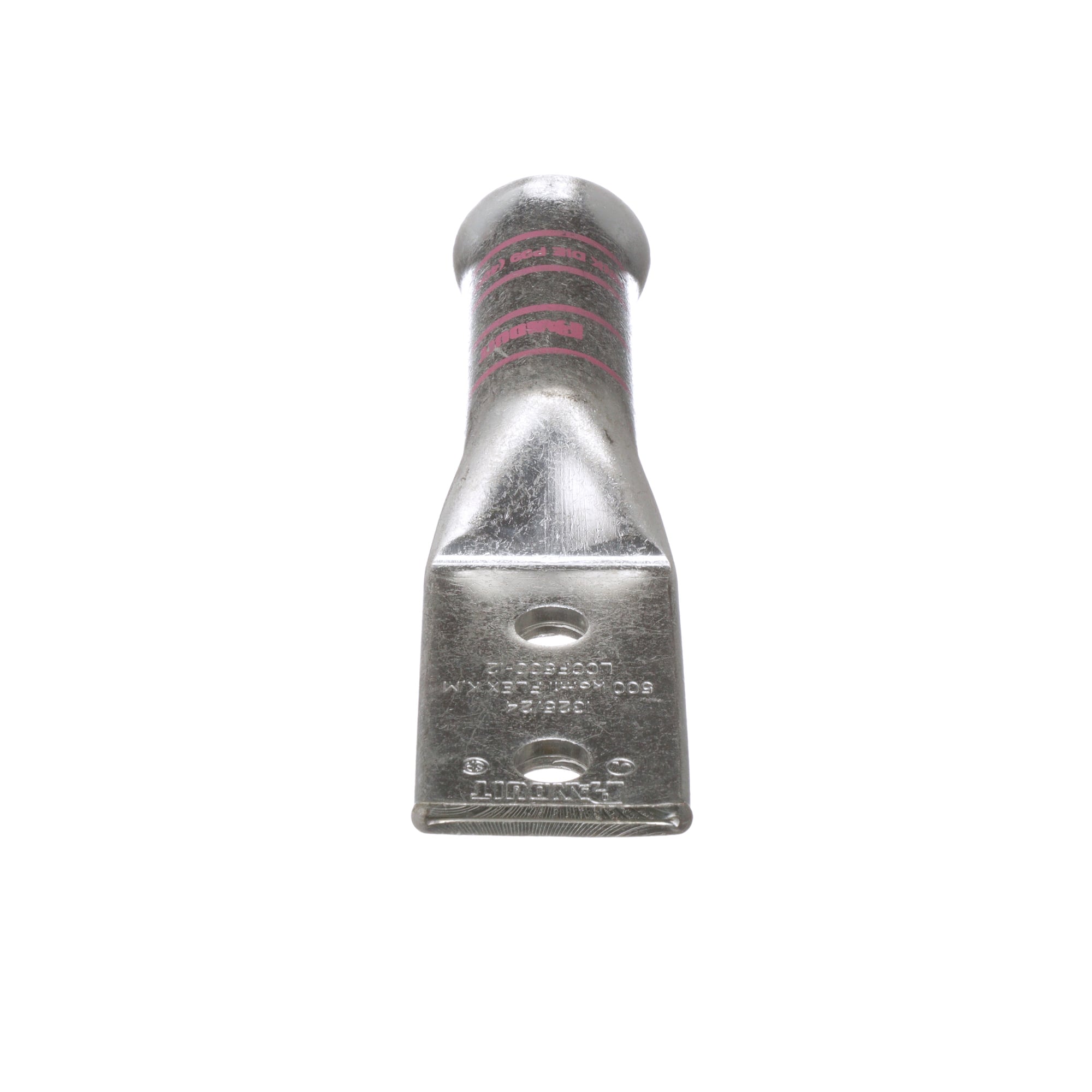 Copper Compression Lug, 2 Hole, 500 kcmi