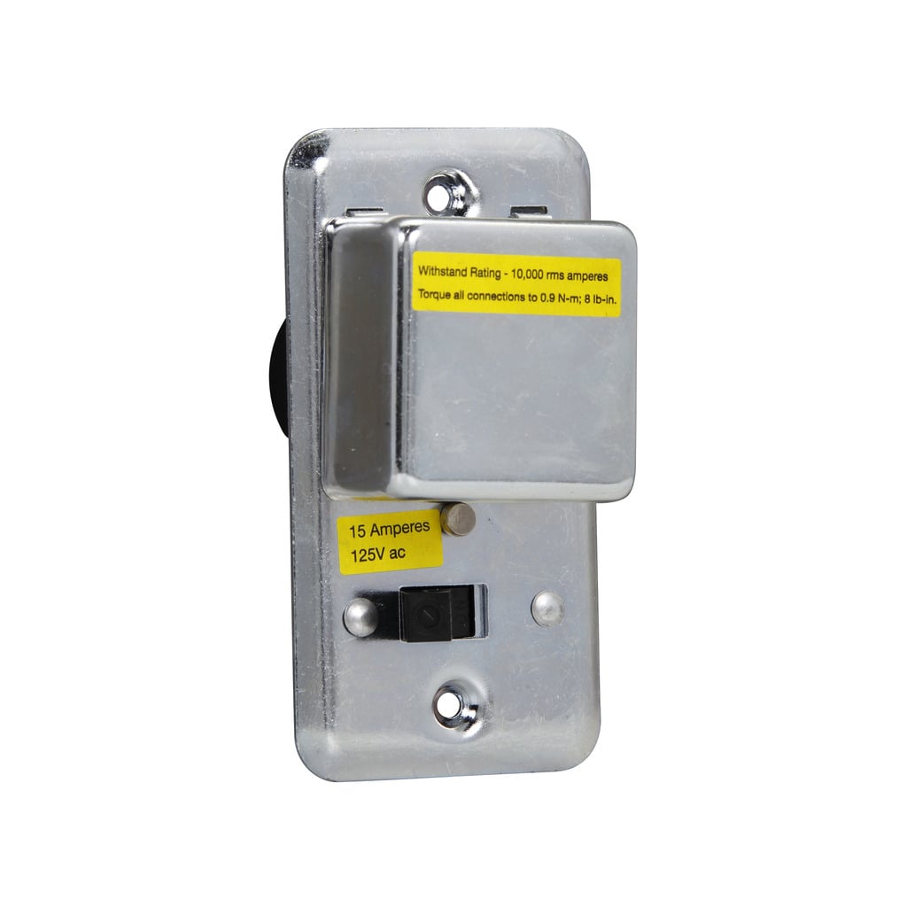 Bussman BP/SSU 2-1/4" 1/2 HP 15 Amp On/Off Fused Switch Box Cover - View #2