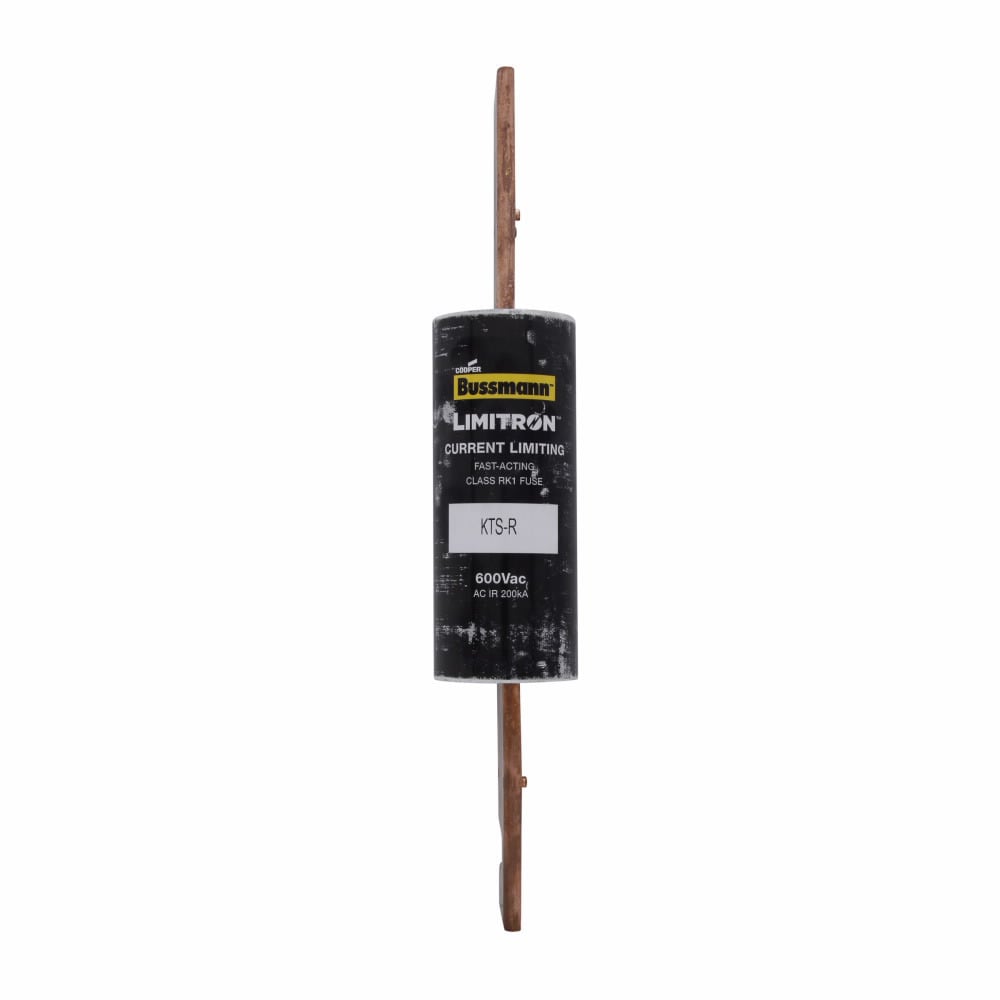 Eaton Bussmann series KTS-R fuse, LIMITRON Fast-acting fuse, 70/30 brass end cap, Panelboards, 400 A, 1, Class RK1, Non-indicating, Blade end x blade end, 200 kAIC at 600 Vac, Melamine glass tube, Standard, 600 V