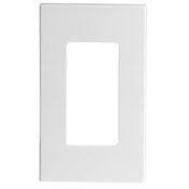 1-Gang Decora Plus Wallplate Screwless Snap-On Mount, Ivory
